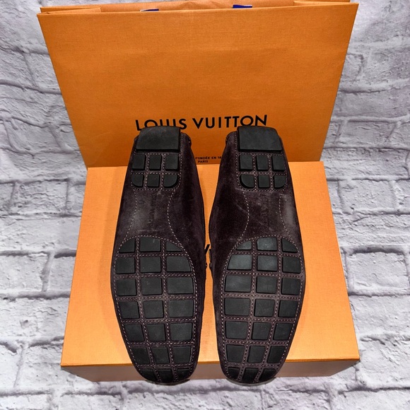 Louis Vuitton size 12 suede moccasin - Picture 5 of 7